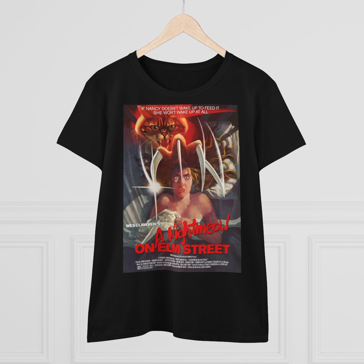 A Nightmeow on Elm Street Tee - Womens