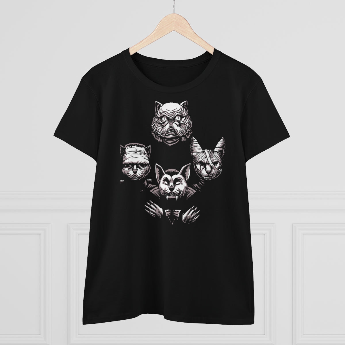 Classic Monsters: Bohemian Catsody Tee - Womens