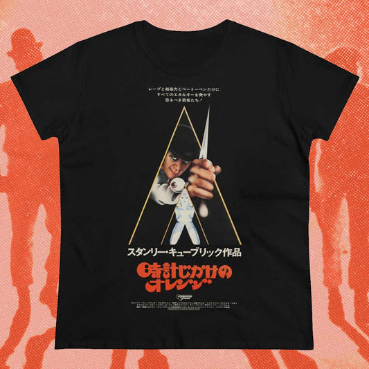 C L O C K W O R K   O R A N G E : Japanese One Sheet Tee - Womens