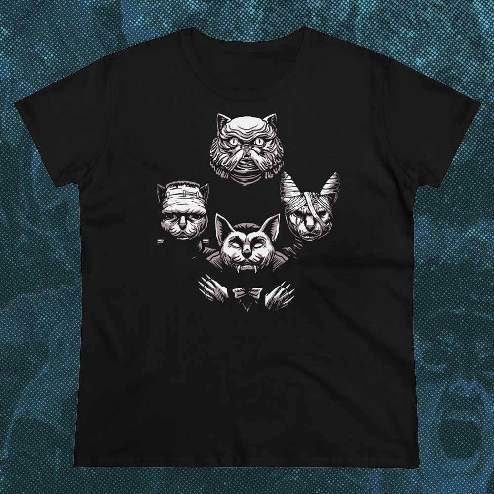 Classic Monsters: Bohemian Catsody Tee - Womens