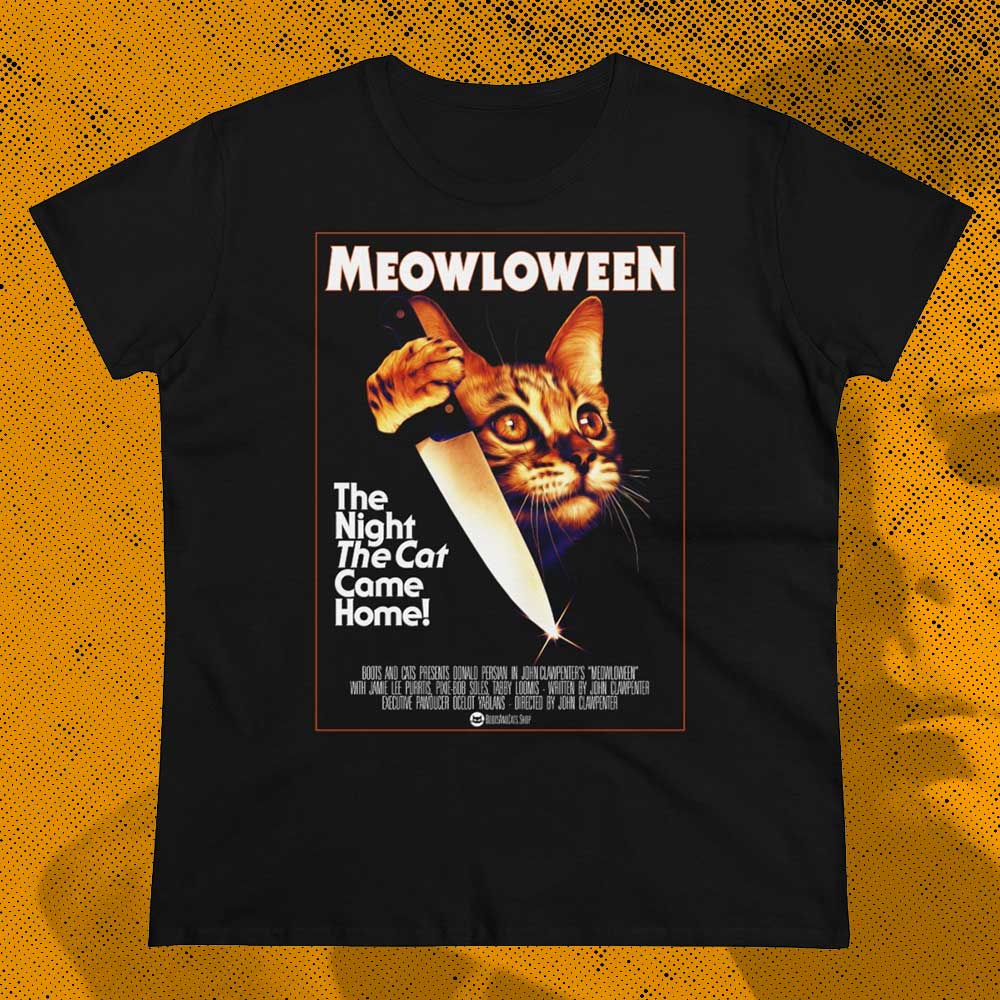 Meowloween Tee - Womens