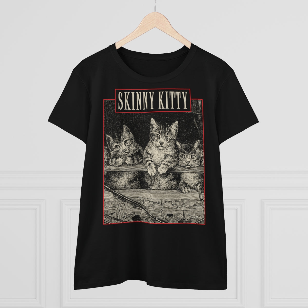 Skinny Kitty: Dig Kit Tee - Womens